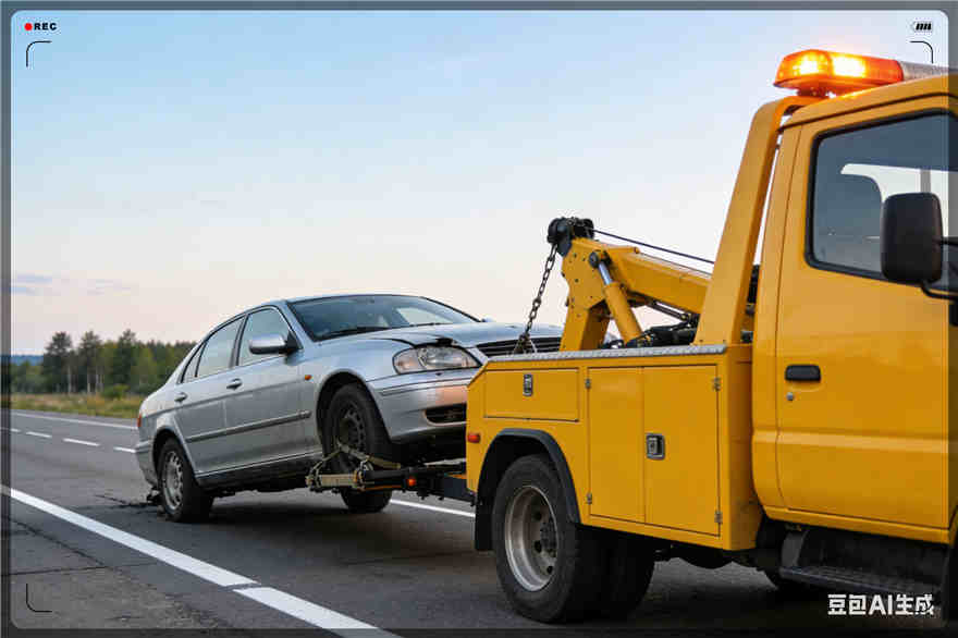 张家口拖车救援电话【案例】